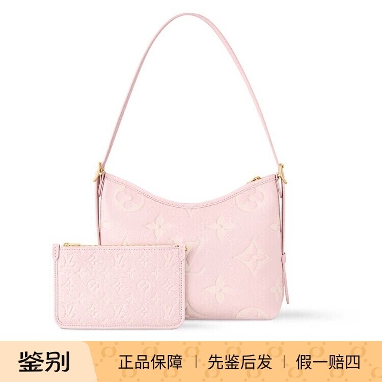 奢店代购 2025新款 LV/路易威登 CARRYALL 樱花粉小号手袋 M14209