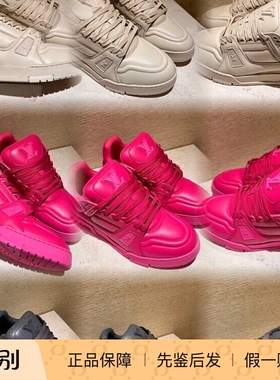 新款 奢店代购 2023 LV/路易威登 TRAINER 胖丁面包运动鞋 1AC5CR