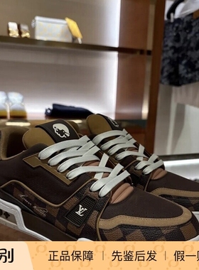 奢店2025新款 LV/路易威登 x NIGO 菲董联名TRAINER运动鞋 1AIN14
