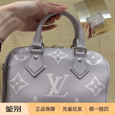奢店 2025新款 LV/路易威登 SPEEDY 20 香芋紫灰 波士顿包 M14207