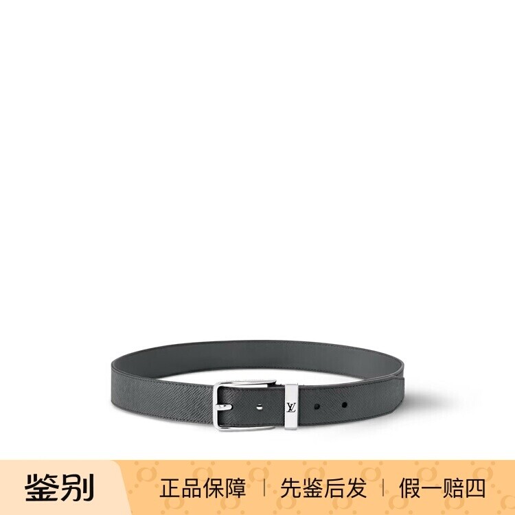 奢店代购 2025新款 LV/路易威登 PONT NEUF 35 针扣皮腰带 M4024U
