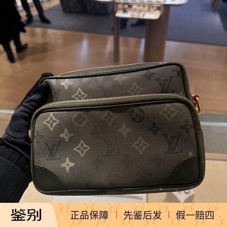 奢店代购 2025新款 LV/路易威登 NIL帆布男士休闲邮差手袋 M27095