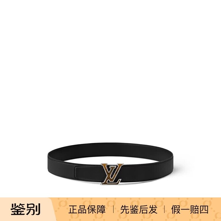 奢店2025新款 LV/路易威登 HERITAGE 35虎眼石木纹双面腰带M8926U