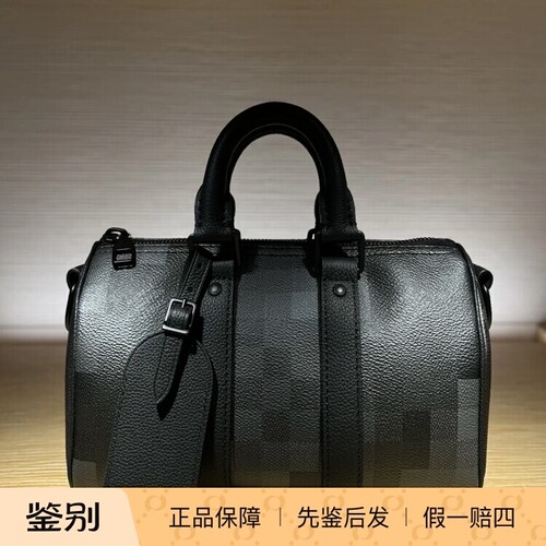 奢店代购 2025新款 LV/路易威登 KEEPALL 25 马赛克单肩包 M14919