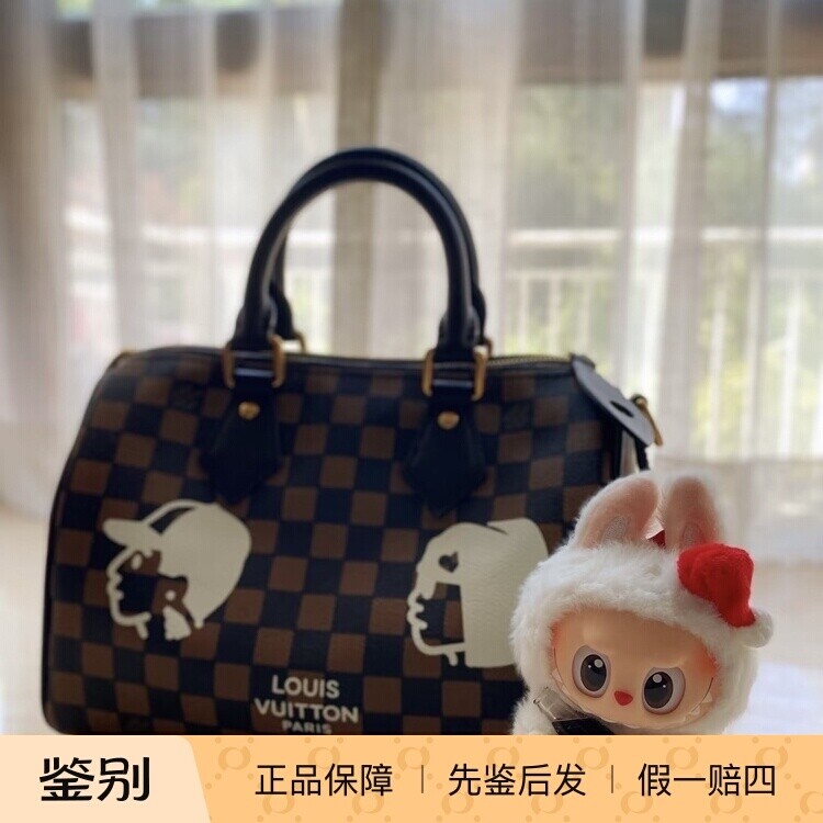 奢店2025新款 LV/路易威登 x NIGO菲董联名SPEEDY 25 手袋 N40772