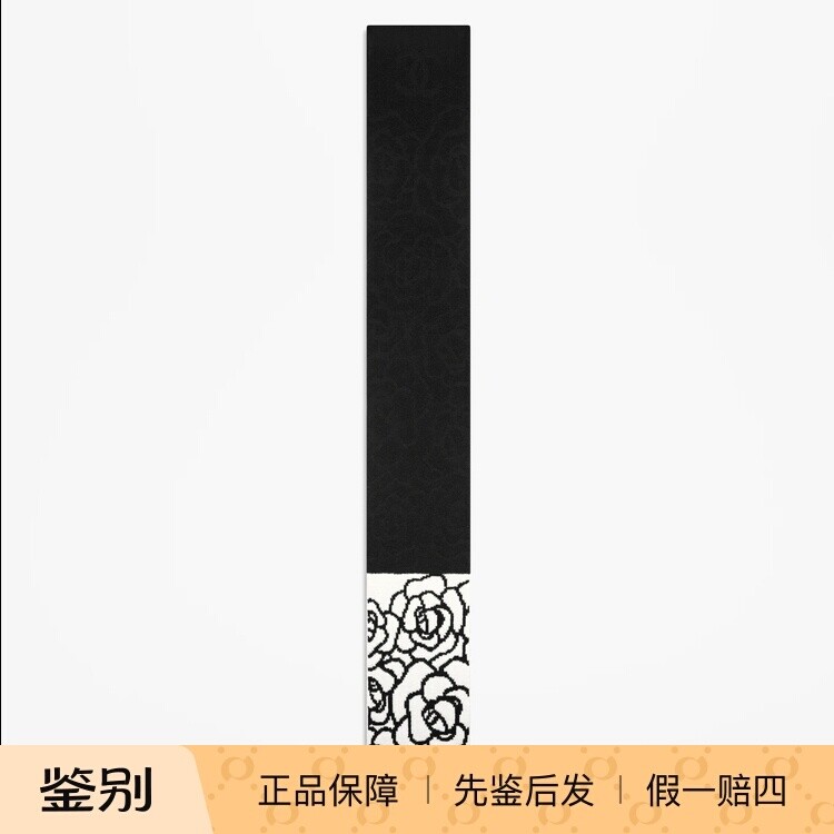 香奈儿24c限量山茶花羊毛围巾
