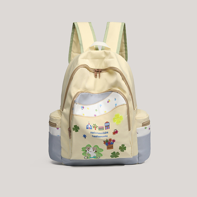 可爱小猫咪双肩包女2025新款高颜值百搭书包简约轻便短途旅行包女