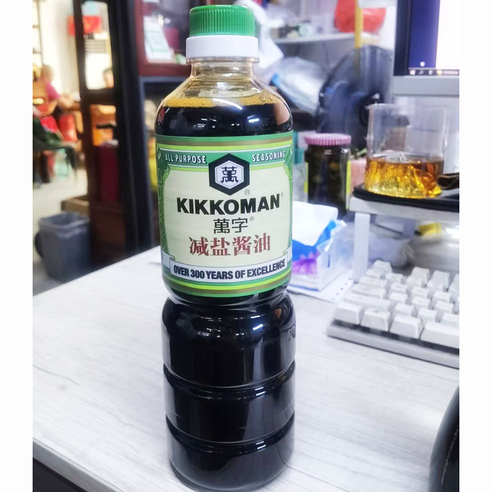 万字减盐酿造酱油日本龟甲万日料鱼生寿司海鲜刺身凉拌浓口生抽