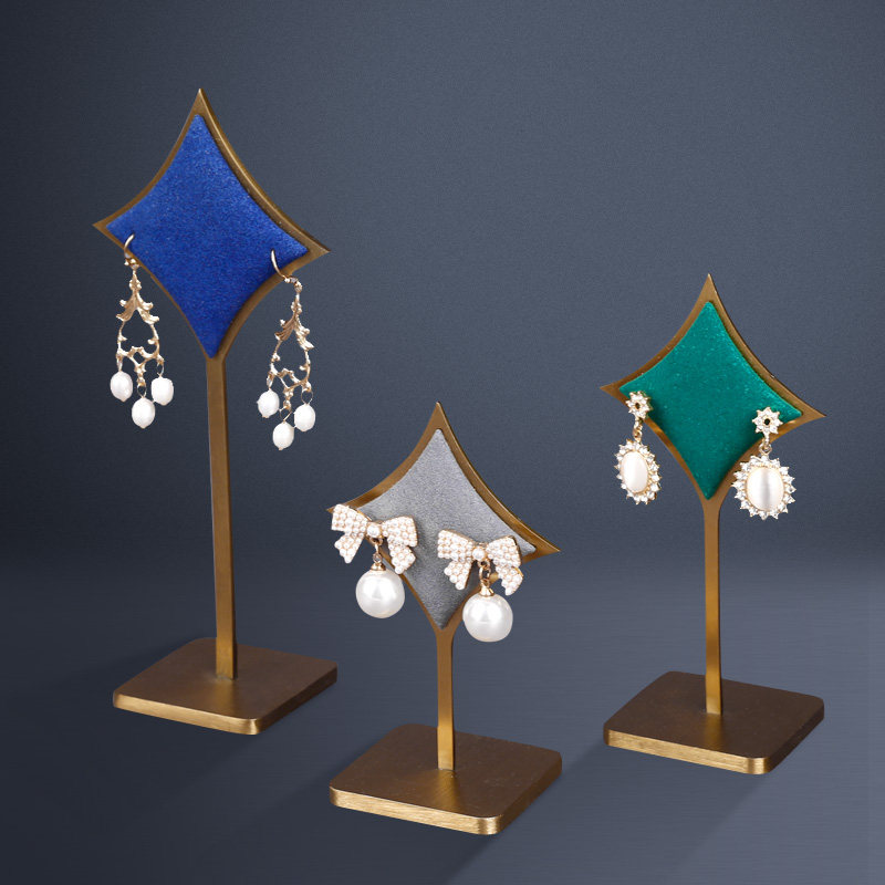 轻奢耳环架子展示挂架收纳陈列道具高档耳钉饰品店铺珠宝首饰架