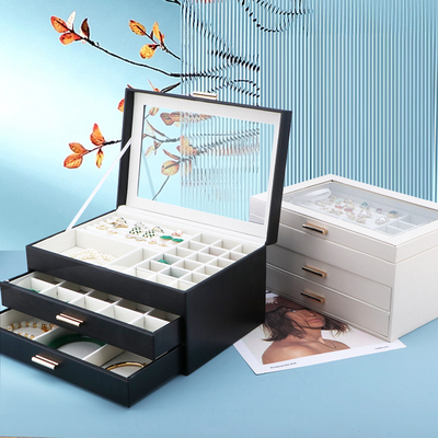首饰盒多层防氧化饰品收纳盒