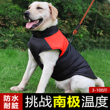 小大狗狗衣服秋冬季装中大型犬棉服泰迪法斗金毛拉布拉多柴犬马甲