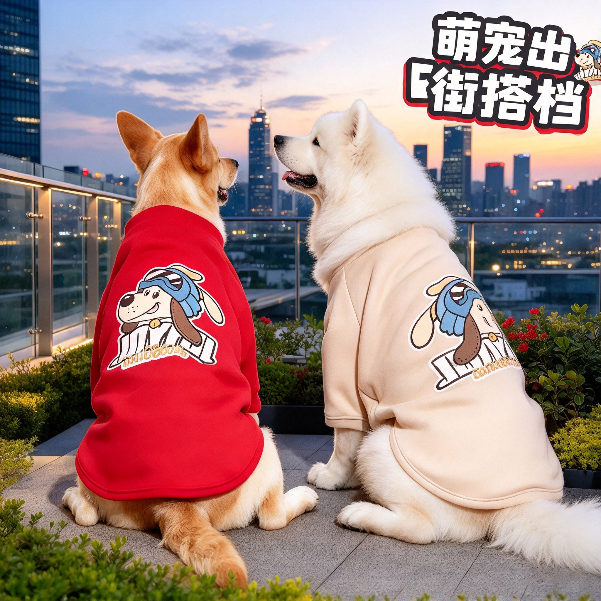 大狗狗衣服金毛拉布拉多萨摩耶哈士奇小狗泰迪中大型柴犬秋冬装季