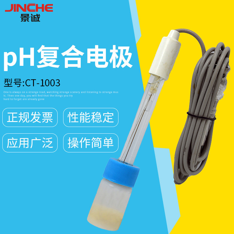 柯迪达 PH电极CT-1003 实验室PH电极 PH复合电极 实验室电极