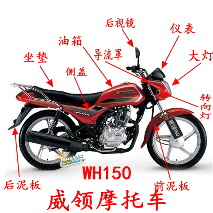 适用本田摩托车配件导流罩