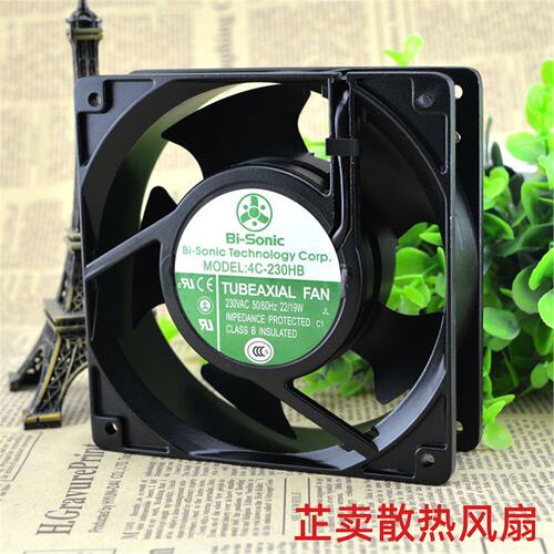 原装百瑞Bi-sonic 4C-230HB 12038 230V 19/22W UPS 机柜散热风机