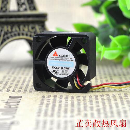 元山Y.S.TECH 3cm3厘米笔记本风扇 3015 5V 0.55W FD0530154B-2A