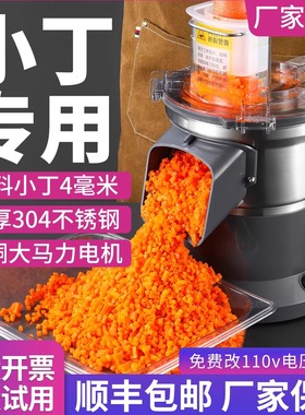 商用电动馅料机切小丁神器切粒切碎机饺子馅切菜机蔬菜颗粒切丁机