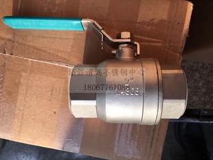 63P 304 316不銹鋼二片式 球閥2pc帶鎖Q11F R德標(biāo)G直NPT實(shí)心球進(jìn)口