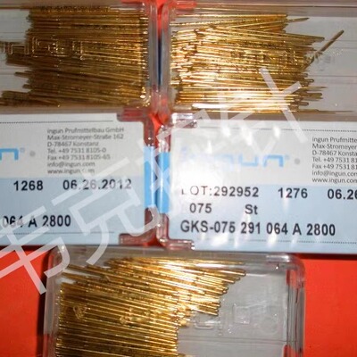 GKS075-291-064 A2800 INGUN测试针 英钢针 测试探针 三切面尖头