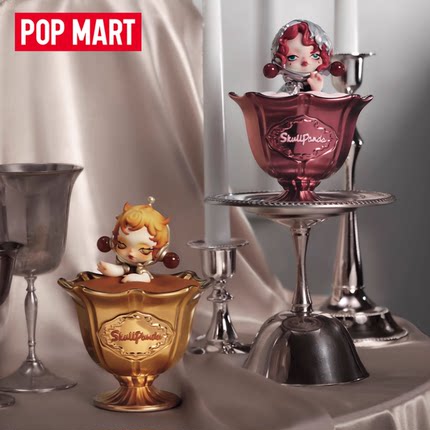 POPMART泡泡玛特SKULLPANDA餐桌系列香薰蜡烛盲盒潮玩居家摆件