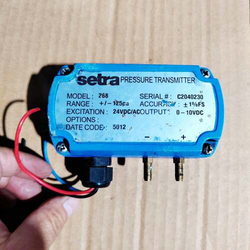 可维修setra268，125Pa，24VDC，西特压力变送器量程