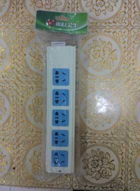 公牛无线插座不带线接线板插排拖线板电插板5孔GN-415五位家用