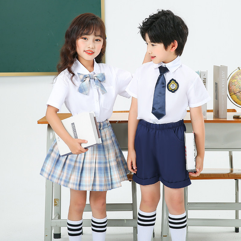 儿童演出服中小学生大合唱朗诵表演服英伦风幼儿园园服校服男女童