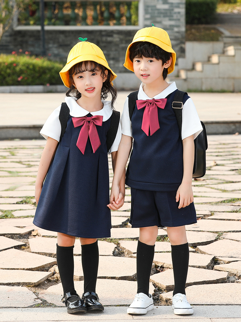 幼儿园园服夏季儿童校服套装小学生班服学院风毕业照六一演出服jk