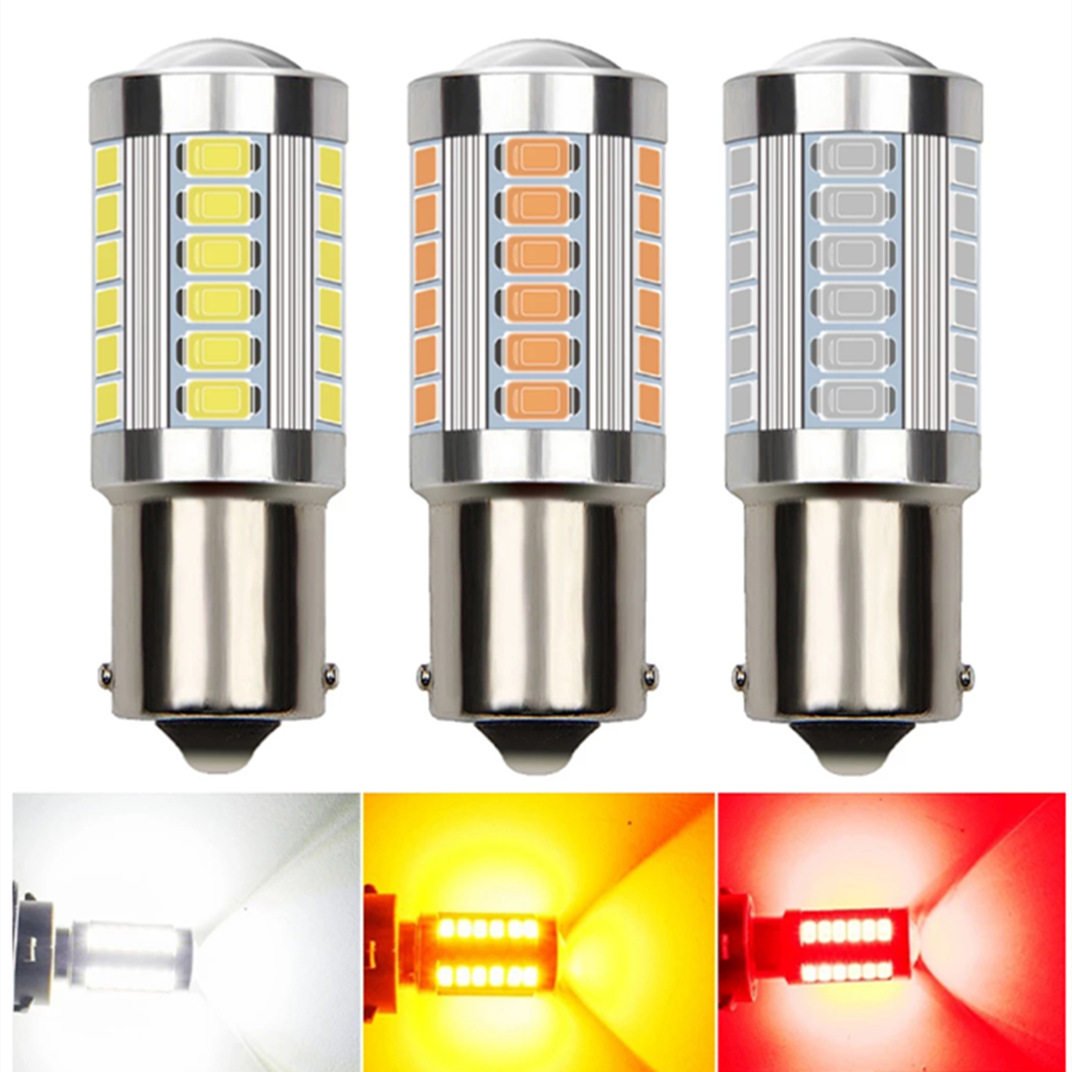 汽车LED转向灯1156 33SMD1157 5730 5630 7443 7440刹车灯 倒车灯