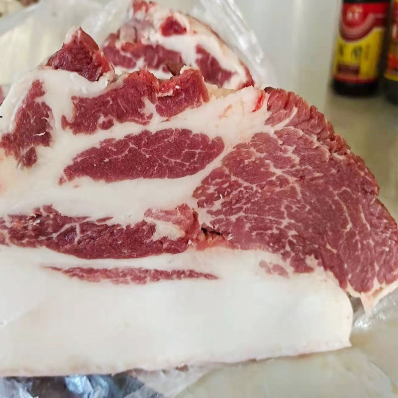 东北农家笨猪肉新鲜现杀粮食猪土猪肉五花肉梅花腿肉后丘吉林肥猪