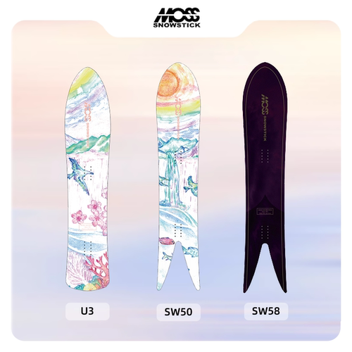 MOSS野雪板单板滑雪板户外野雪板