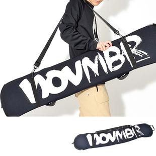 November单板滑雪板饺子皮板包板刃保护套弹力加厚平花冬季 成人