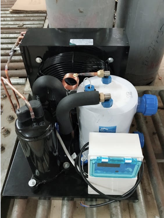 厂家直销2匹单冷海鲜鱼池制冷机组/鱼池鱼缸冷水机/水族恒温设备