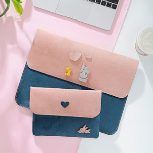 适用华为matebook13s内胆包高级女可爱14寸微软surfacepro7保护套