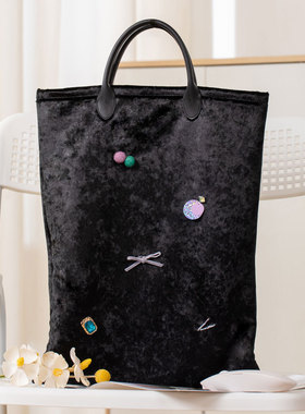 新款笔记本手提电脑包16寸女高颜值适用华为matebook14s苹果MacBookpro13.3M3联想戴尔15.6寸竖款黑色手提袋