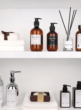 阳台柜摆件浴室软装饰品毛巾香薰香皂饰品样板房装饰卫浴店摆设品