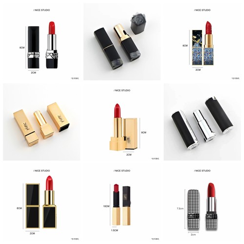 星韵【口红道具】样板房衣帽间梳妆台化妆品彩妆摄影装饰软装摆件