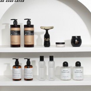 样板间卫生间软装 组合 饰品浴室洗手台沐浴美容用品摆件道具套装