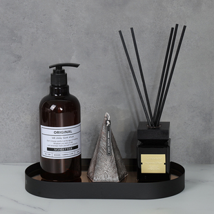 样板间卫生间洗手台套装卫浴组香薰蜡烛搭配托盘装饰卫浴洗漱套装