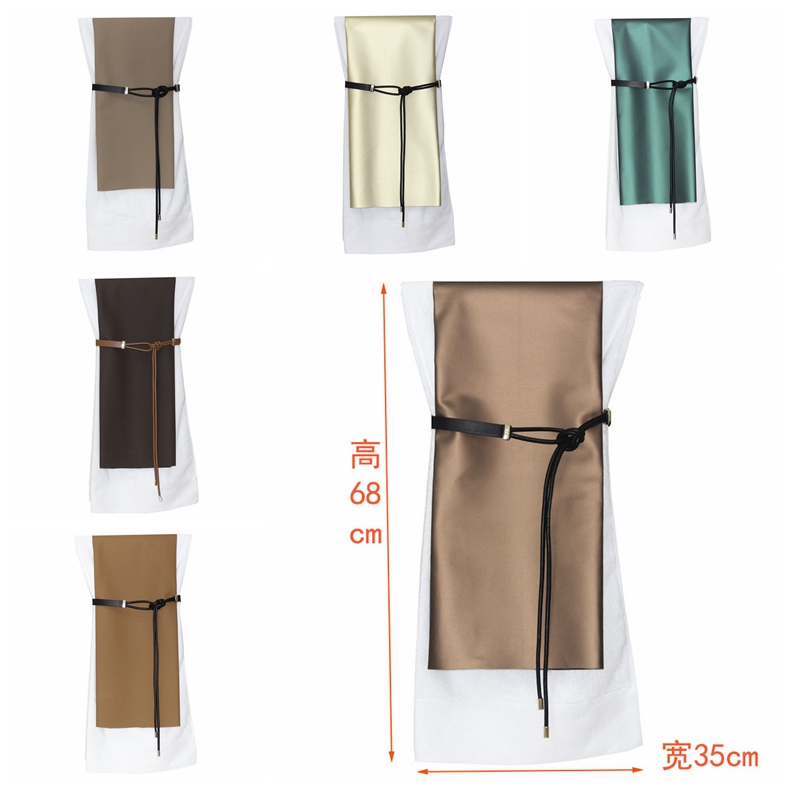 样板房卫生间浴室淋浴房展厅绑带浴巾皮革扣套装民宿毛巾丝带摆件