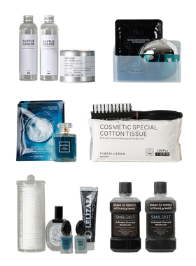 样板间卫生间镜柜展厅软装饰品小摆件洗面奶梳子化妆品面膜香水