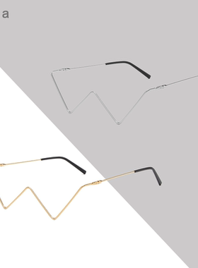 星韵【几何镜框】样板房梳妆台首饰柜极简女士 ins镜框道具摆件