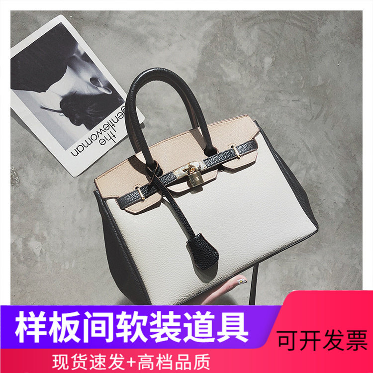 样板房衣帽间包包女装衣柜摆件橙色系手提包饰品全屋订制展厅摆设