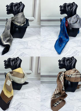 样板房衣帽间饰品衣帽间衣柜陈列小丝巾百搭方巾模特装饰品摆件