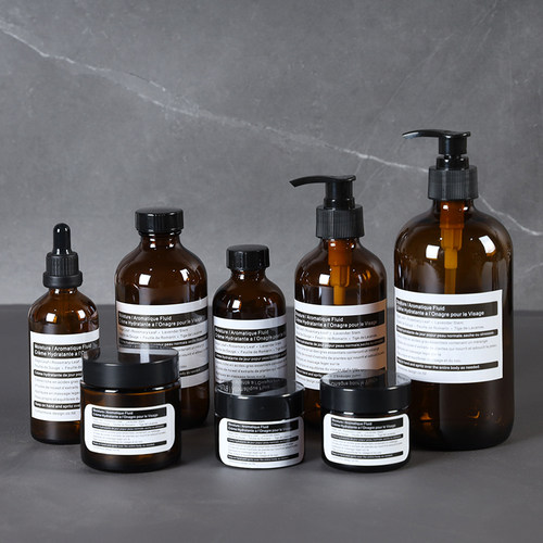 样板间玻璃分装瓶INS分装瓶浴室装饰摆件洗手液瓶卫生间软装摆件