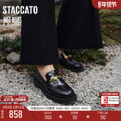 女鞋 思加图新款 四便士乐福鞋 9UL01AA5B