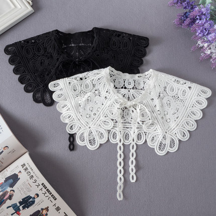 TMP-151韩版蕾丝衬衫假领子女白色百搭假衣领毛衣卫衣装饰领