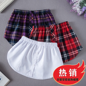 卫衣伴侣内搭衬衫 假下摆叠穿神器百搭打底半身裙露白边遮臀屁帘子