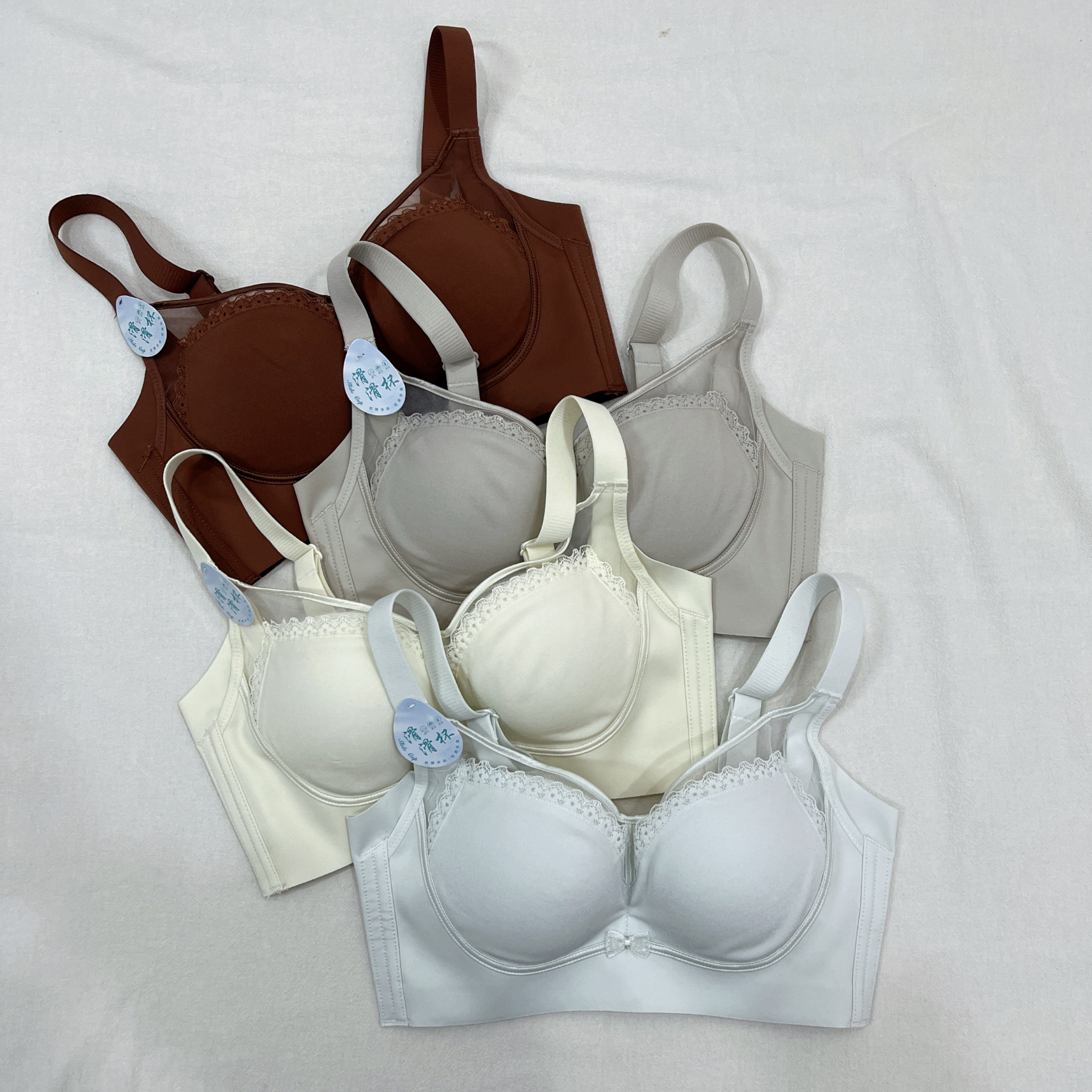 光面轻乳棉无侧骨内衣女无钢圈中厚AB杯小胸聚拢调整型收副乳文胸,女士内衣/男士内衣/家居服,文胸,淘宝优惠券,粉丝福利购,淘宝优惠卷