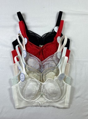 新款9948超薄水晶杯内衣女软钢圈BC杯大胸显小调整型收副乳文胸罩